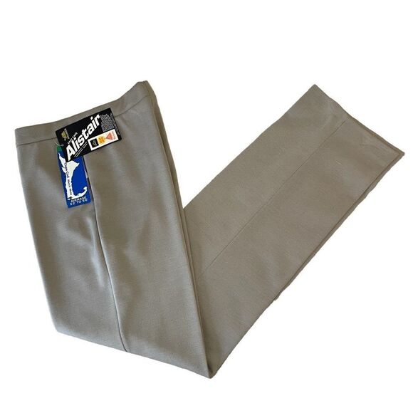 Beige Straight Leg pull on trousers vintage Cape Cod Match Mates size small NWT - Picture 1 of 12